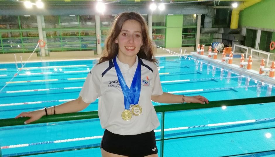 Lara López Fernández, campioa galega de socorrismo