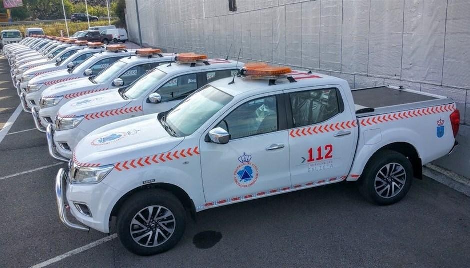 Novo vehículo para Protección Civil de Ordes e Frades