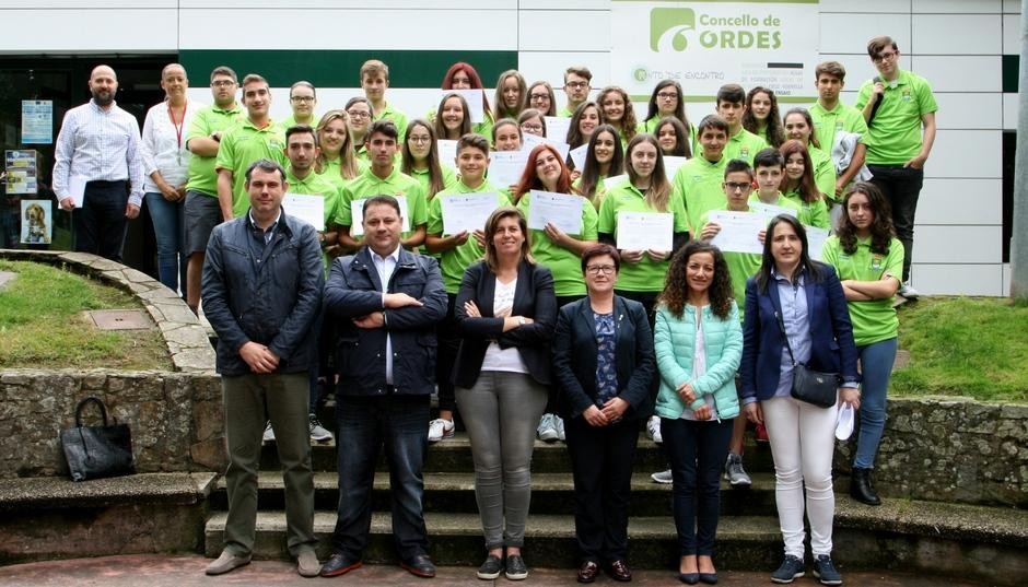 Entrega de diplomas do programa Deseñando o teu futuro