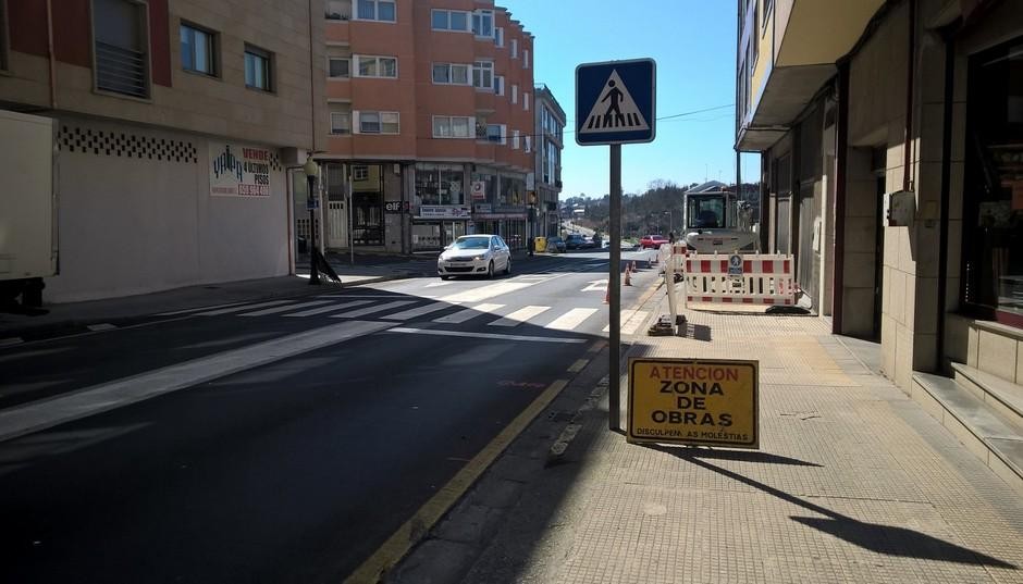 O Concello de Ordes inviste 122.000 € para a construción de novas beirarrúas na avenida Alfonso Senra
