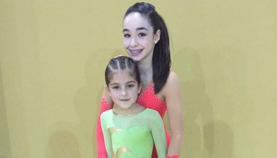 Alba Diéguez Veiras e Lucía Deus Recuoso sitúanse entre as mellores patinadoras da provincia