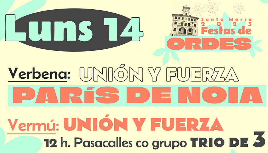 FESTAS DE ORDES 2023