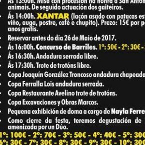 PROGRAMA XUNTANZA CABALAR 2018