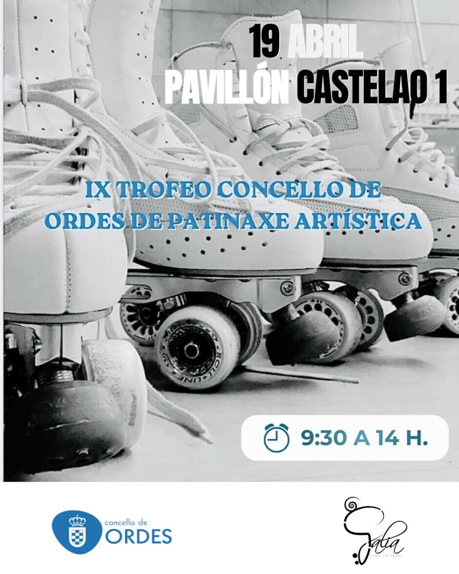 100 deportistas participarán este domingo no IX Trofeo Concello de Ordes de Patinaxe Artística