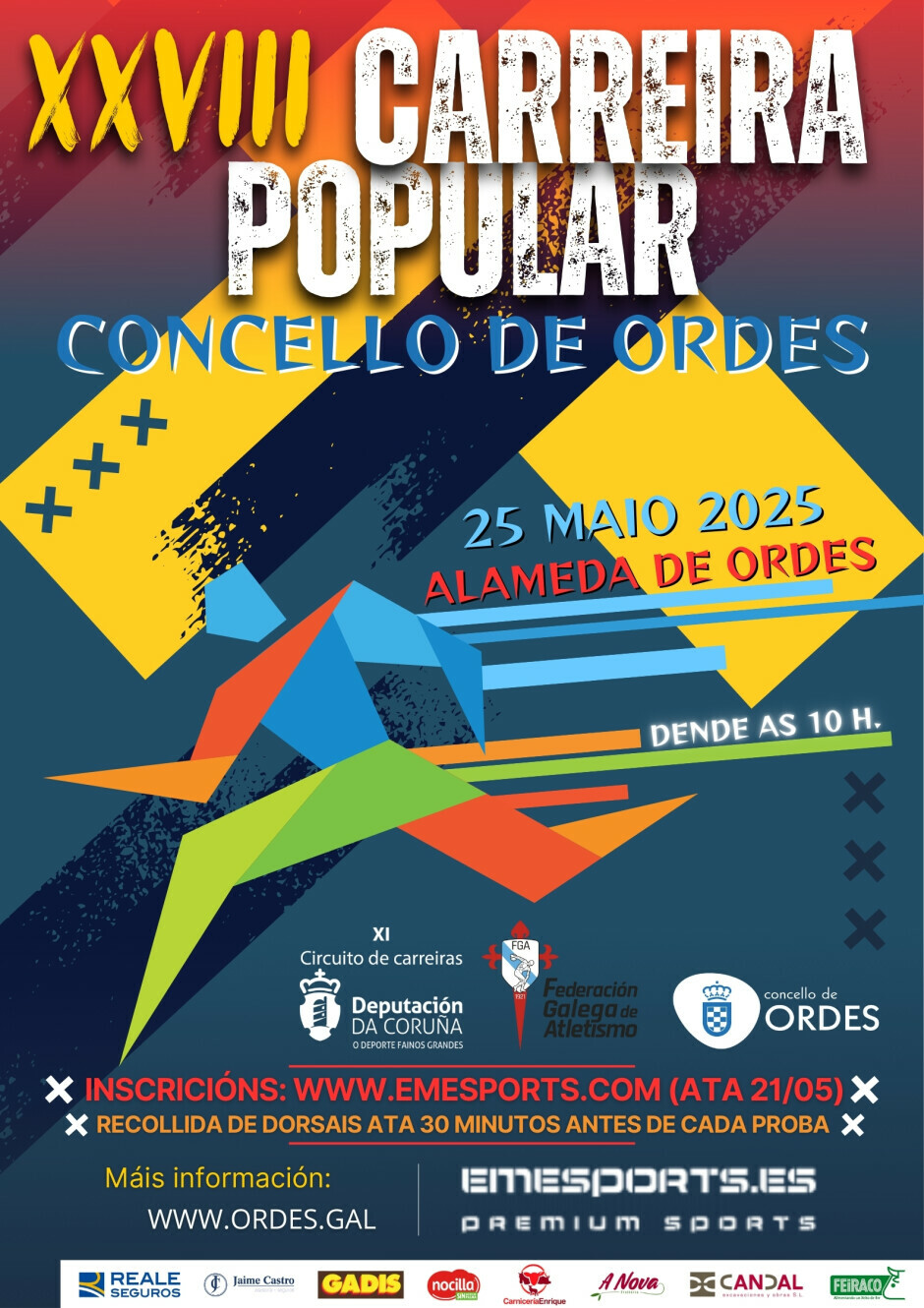 Mañá finaliza o prazo para inscribirse na XXVIII Carreira Popular