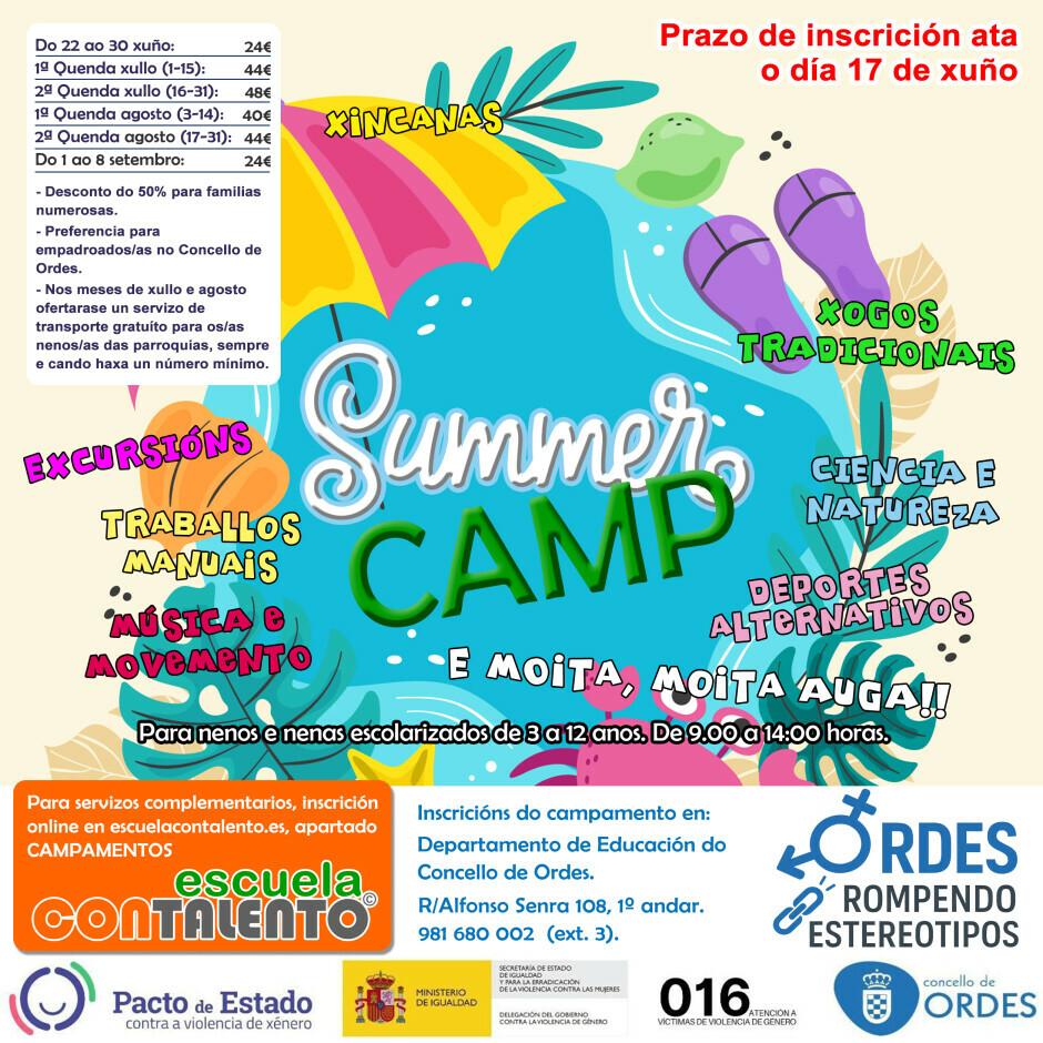 SUMMER CAMP ORDES 2026