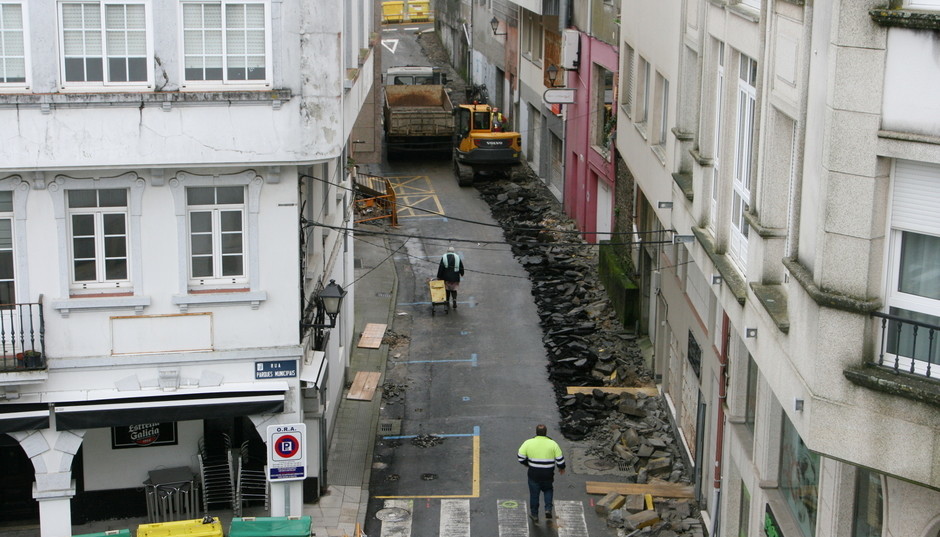 Inícianse as obras de humanización da rúa Reconciliación
