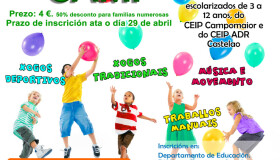 Xornada de conciliación o 4 de maio para a rapazada dos CEIP Campomaior e ADR Castelao