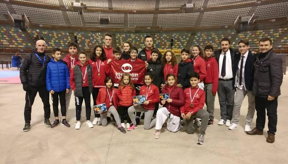 Cúmulo de medallas para o Club de Taekwondo Boudsport na Copa A Coruña 2018
