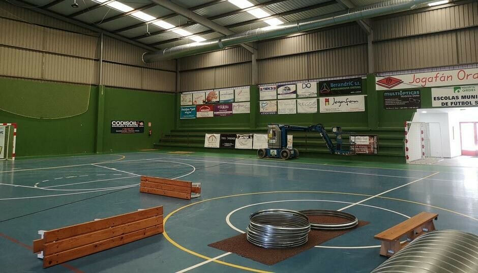 En execución as obras de instalación de ventilación forzada no pavillón Castelao 2