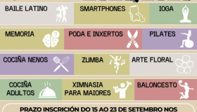Abre o prazo para apuntarse nas actividades culturais e deportivas 