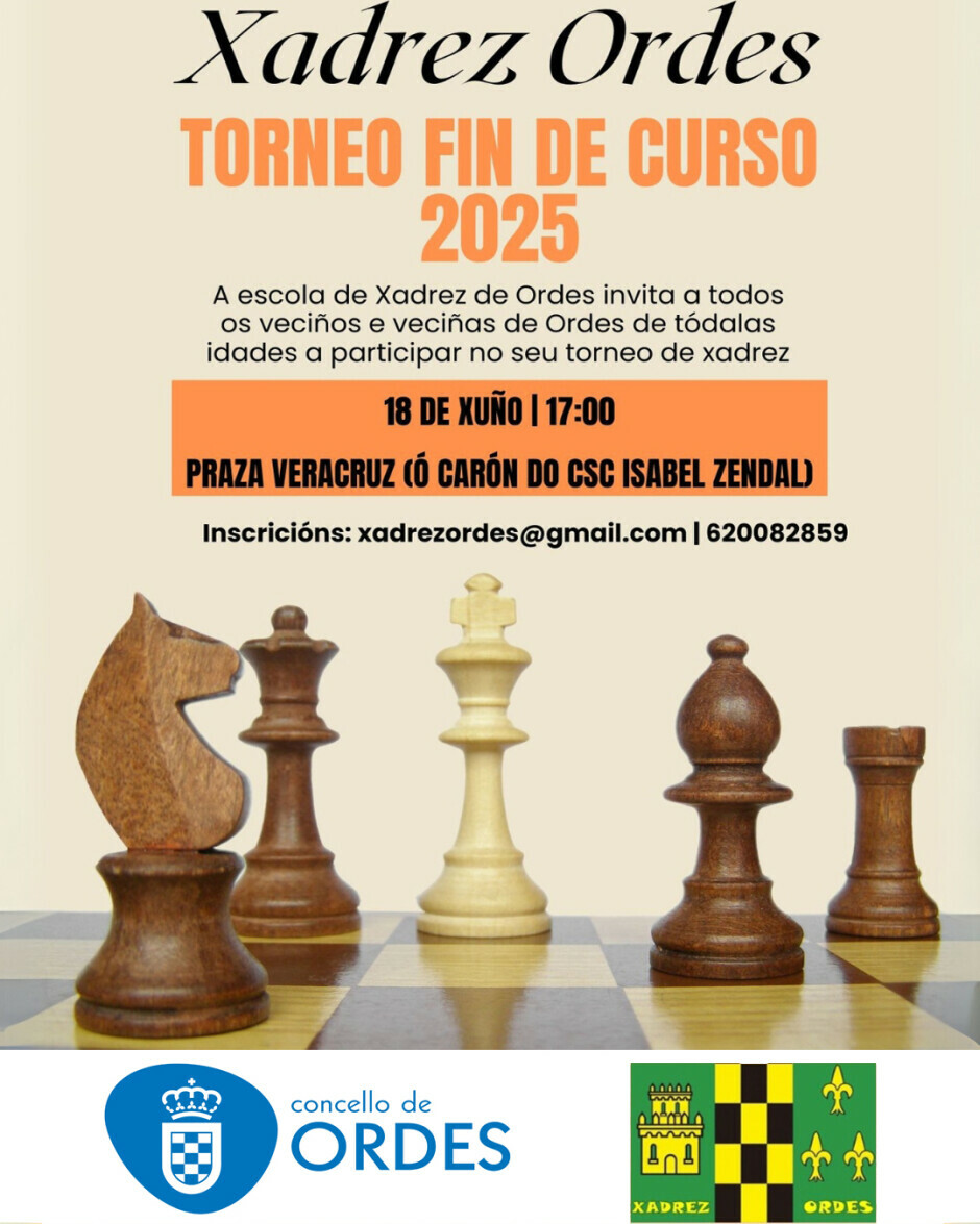 Torneo Fin de Curso de xadrez en Ordes