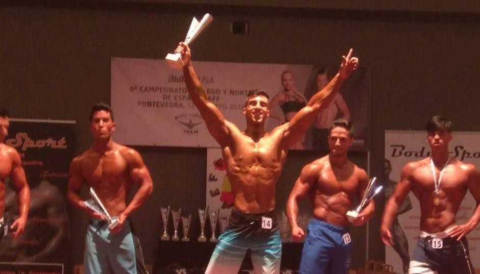O ordense Alberto Martínez consegue o Campionato Galego e Norte de España de Fisioculturismo e Fitness