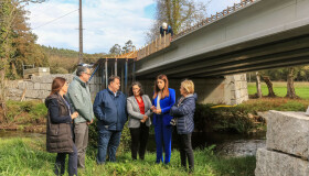 Medio rural invierte más de 300.000 euros para renovar el puente de la Maquía para facilitar las comunicaciones entre los ayuntamientos de Ordes y Frades