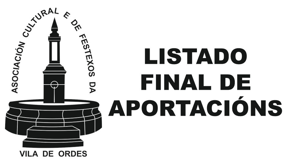 LISTADO FINAL ACTUALIZADO DE EMPRESAS COLABORADORAS COAS FESTAS PATRONAIS 2019