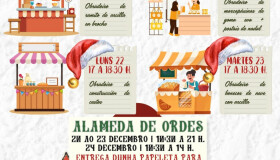Este ano o mercado de Nadal de Ordes contará con obradoiros creativos para toda a familia