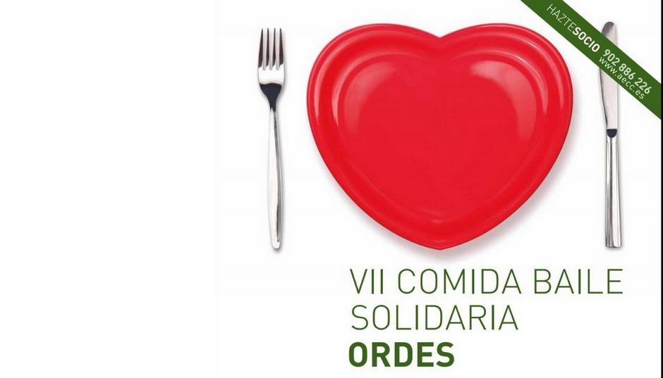 A AECC Ordes celebra a súa VII Comida Baile Solidaria