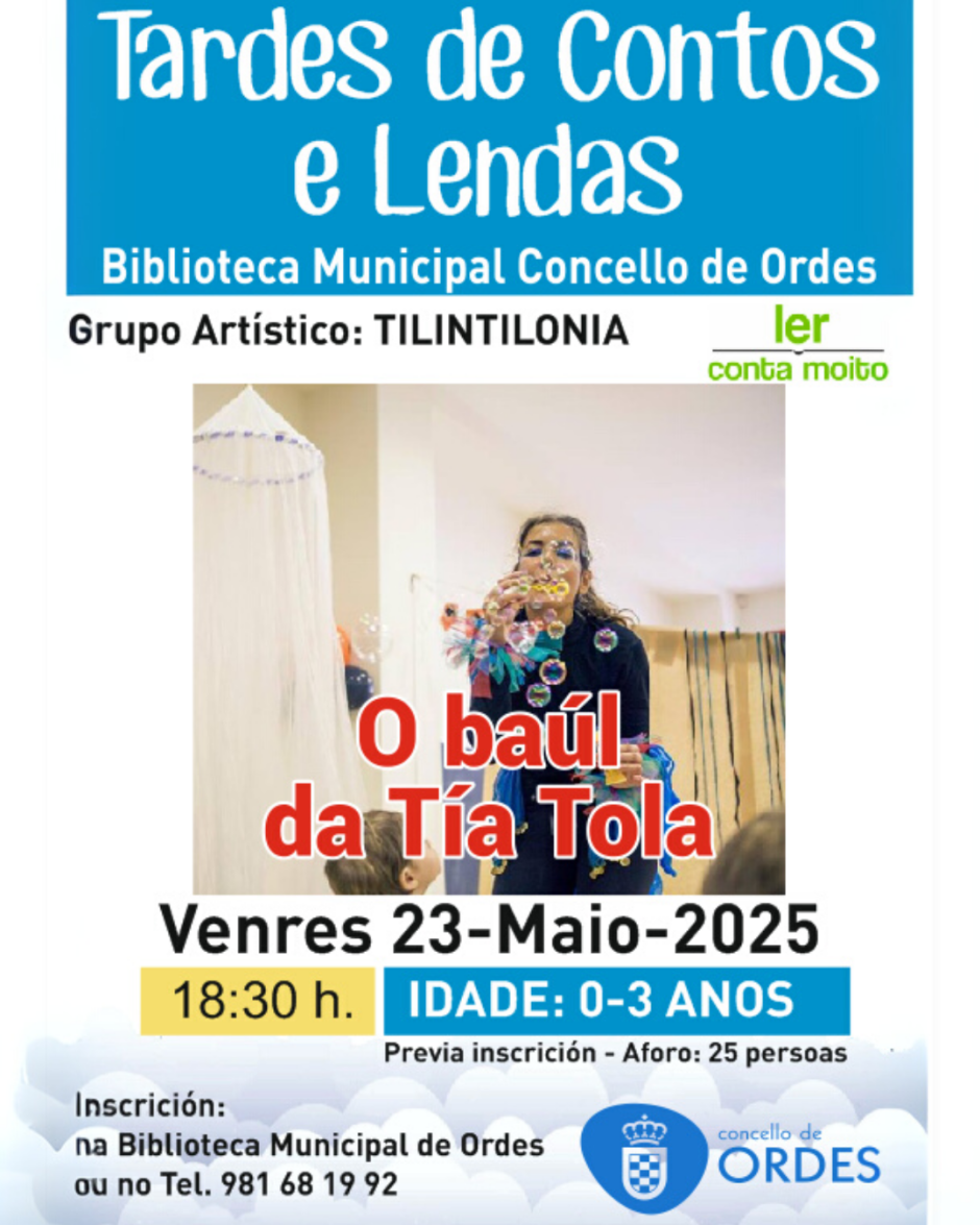 O baúl da Tía Tola, este venres na biblioteca municipal
