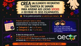 AECOR convoca o concurso infantil O Samaín vive no comercio local