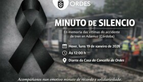 MINUTO DE SILENCIO POLO ACCIDENTE FERROVIARIO EN ADAMUZ