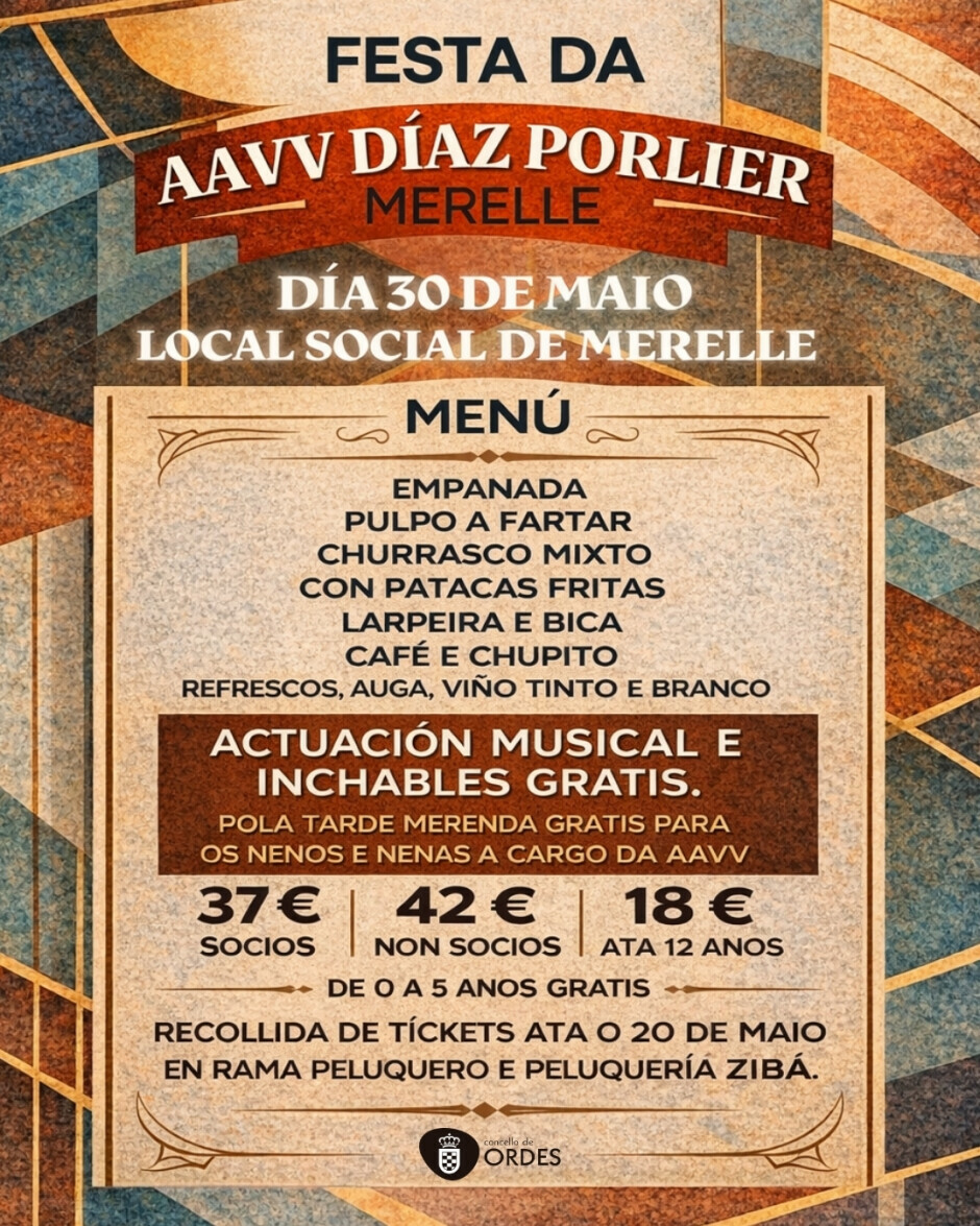 Festa e xantar popular da AAVV Díaz Porlier