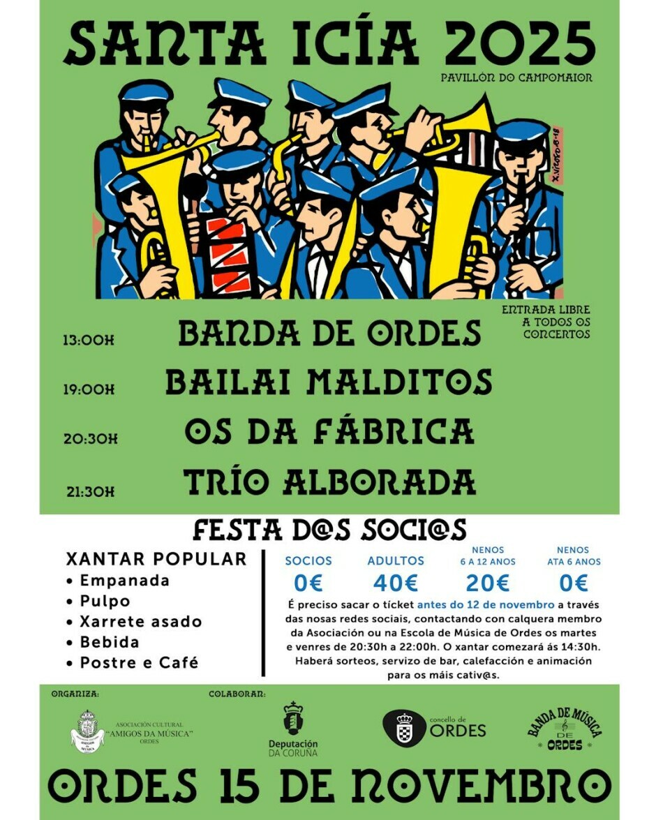 Festa de Santa Icía no polideportivo Campomaior