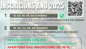 Abre o prazo para inscribirse nos cursos de natación na Piscina Iván Raña Fuentes