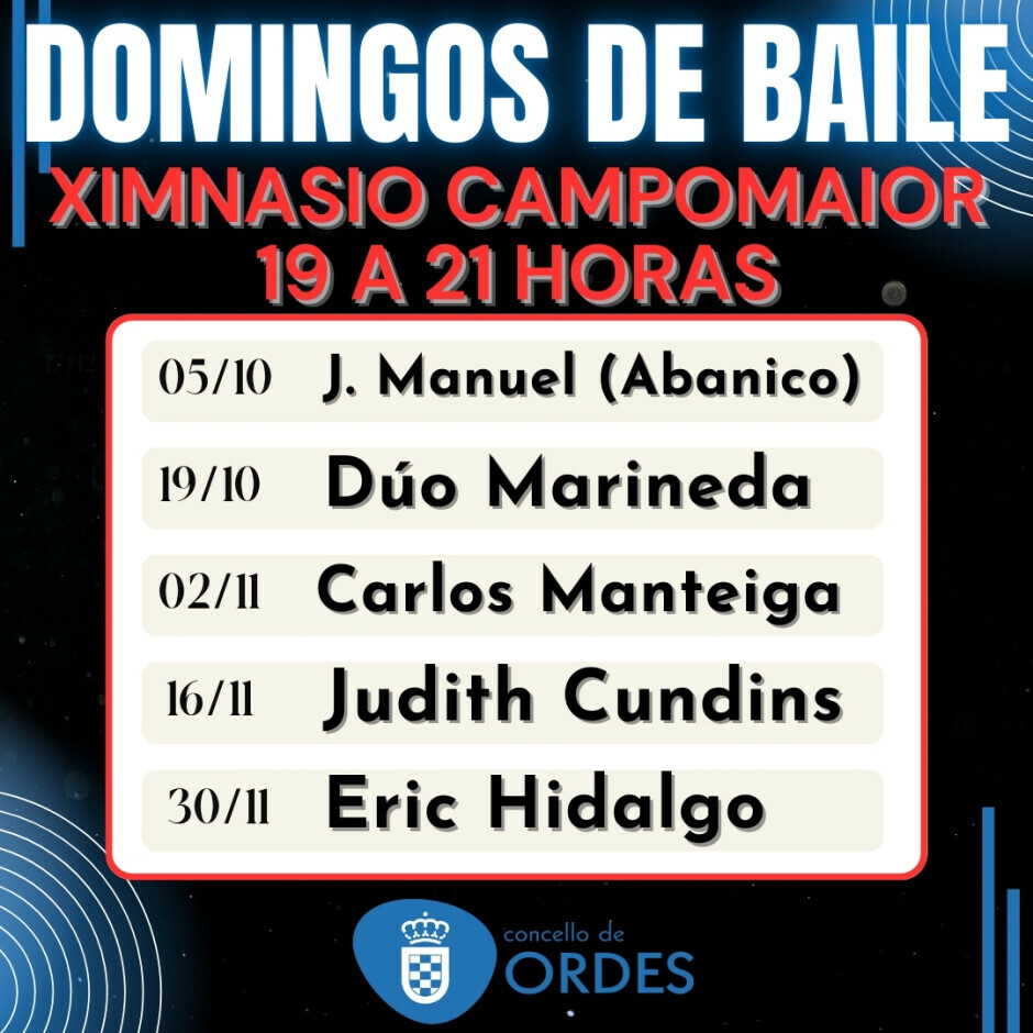 Os domingos de baile regresarán a partir de outubro