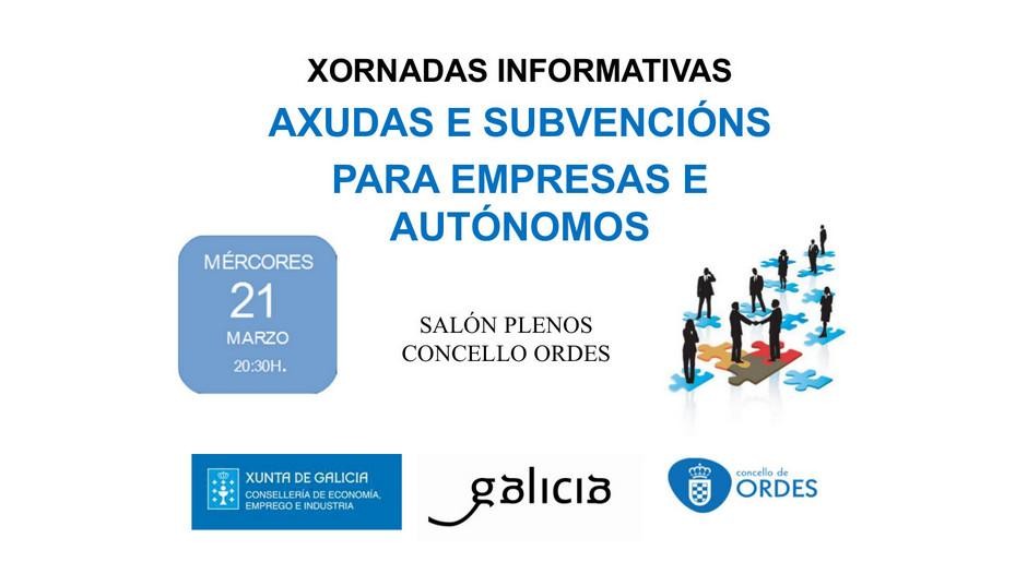 Charla sobre axudas e subvencións a empresas e autónomos