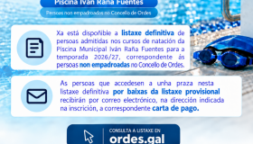 LISTAXE DEFINITIVA CURSOS DE NATACIÓN PISCINA IVÁN RAÑA FUENTES, NON EMPADROADOS
