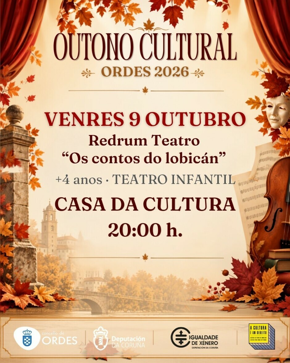 O Outono Cultural trae este venres Os contos do Lobicán, espectáculo de monicreques musical e en verso