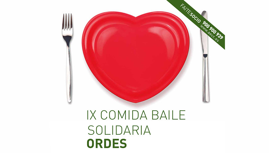 A AECC Ordes celebra a súa IX Comida Baile Solidaria