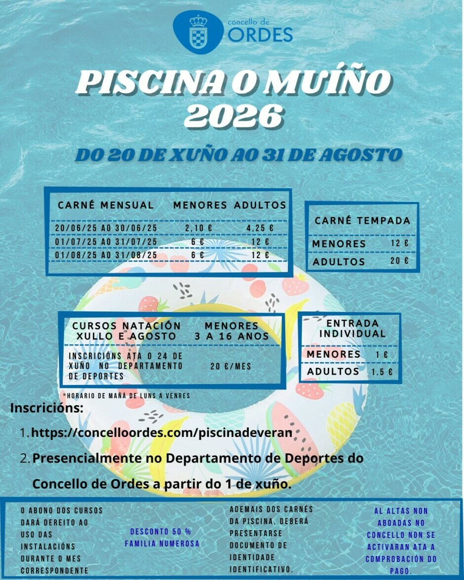 PISCINA O MUÍÑO 2026