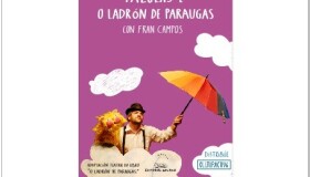 Fazulas e o ladrón de paraugas, este venres nas Tardes de Contos e Lendas da biblioteca