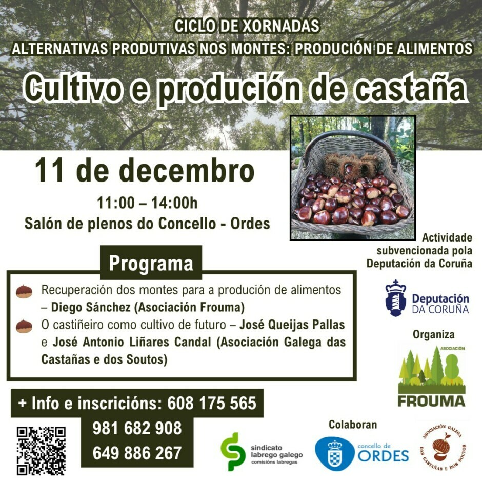 Curso sobre o cultivo e a produción de castañas