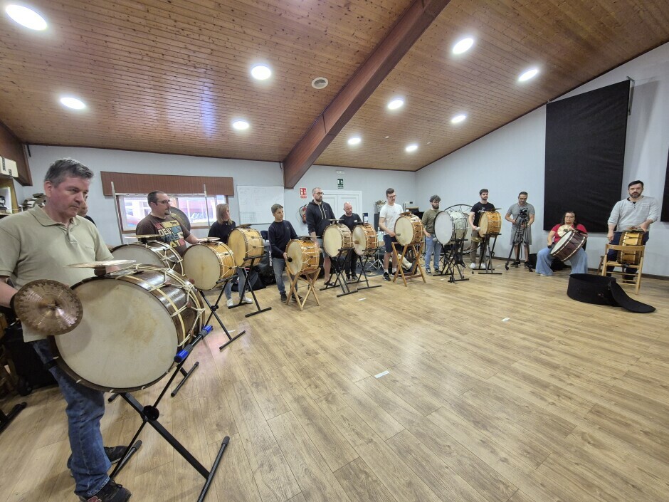Cubertas todas as prazas nas Xornadas de Percusión Tradicional que tiveron lugar en Ordes