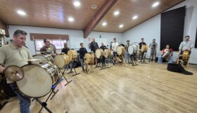 Cubertas todas as prazas nas Xornadas de Percusión Tradicional que tiveron lugar en Ordes
