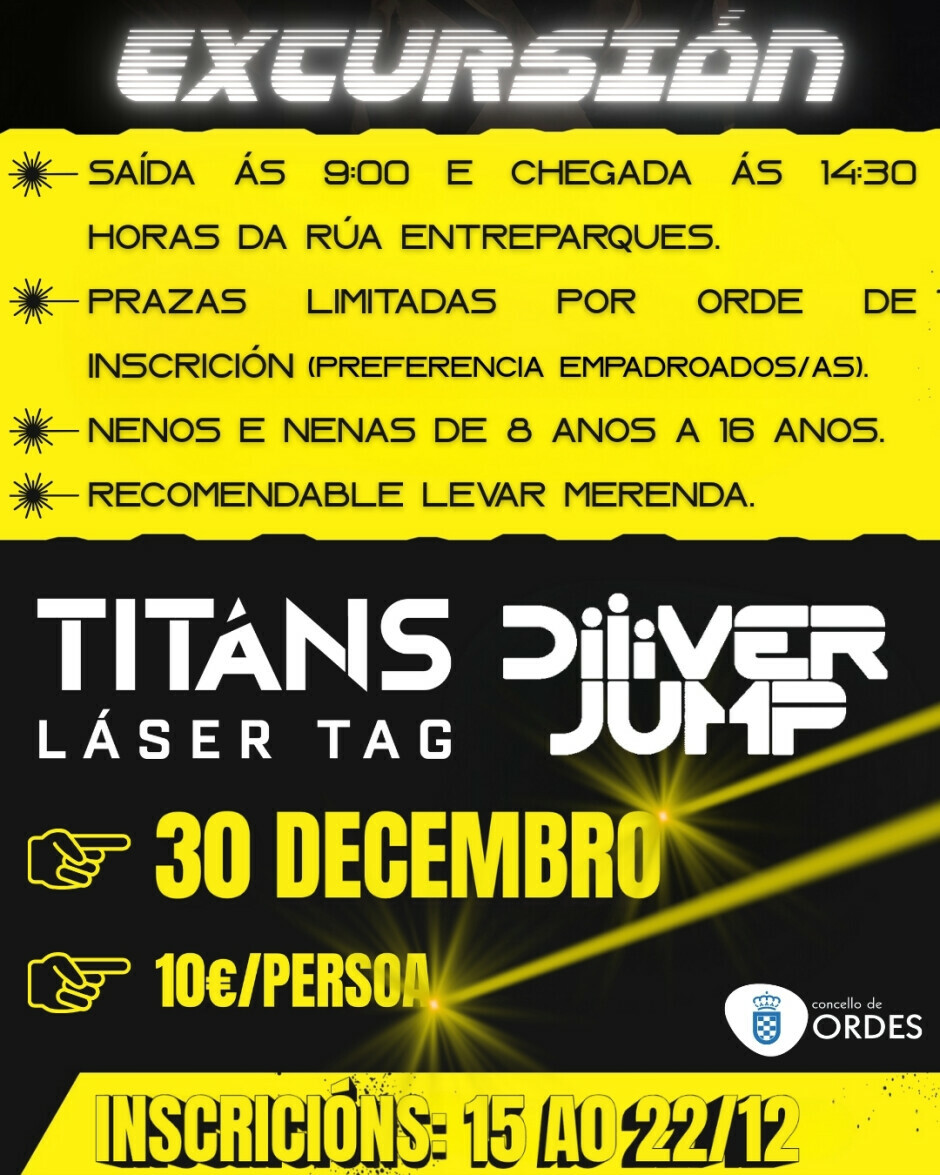 Saída ao Titan Láser Tag o 30 de decembro