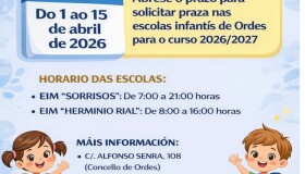 ABRE O PRAZO DE SOLICITUDES NAS ESCOLAS INFANTÍS