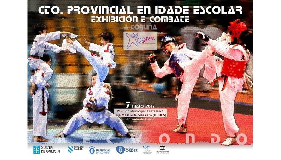 Este domingo Ordes acollerá o Campionato Provincial  de Taekwondo en Idade Escolar