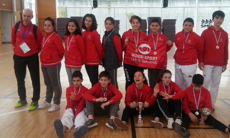 O Boudsport copa o podio do Campionato Provincial de Combate en Idade Escolar