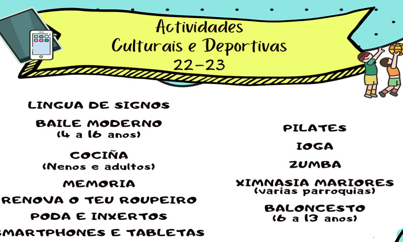 ACTIVIDADES CULTURAIS E DEPORTIVAS 22/23