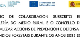 CONVENIO DE COLABORACIÓN SUBSCRITO ENTRE A CONSELLERÍA DO MEDIO RURAL E O CONCELLO DE ORDES PARA REALIZAR ACCIÓNS DE PREVENCIÓN E DEFENSA CONTRA OS INCENDIOS FORESTAIS DURANTE OS ANOS 2025-2026