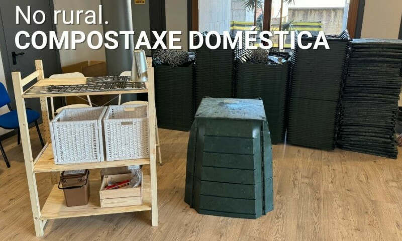Posto informativo e entrega de composteiros gratuítos na FEIRA DE ORDES.