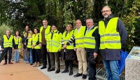 O delegado inaugura dúas novas actuacións financiadas polo Goberno de España a través do Instituto para a Transición Xusta (ITJ)
