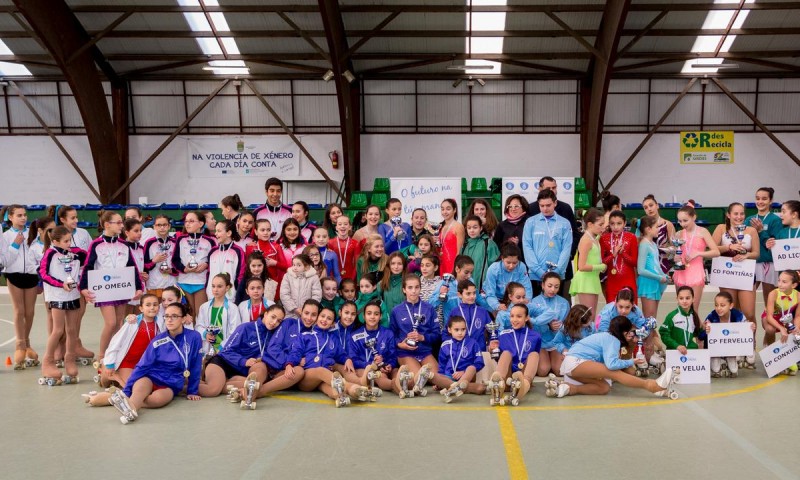 Máis de 250 patinadores e patinadoras no III Trofeo Concello de Ordes de Patinaxe Artística   